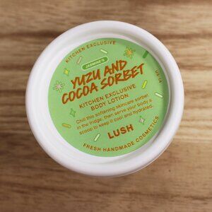 Yuzu and Cocoa Sorbet Lotion - Lush Kitchen Exclusive August 2025
